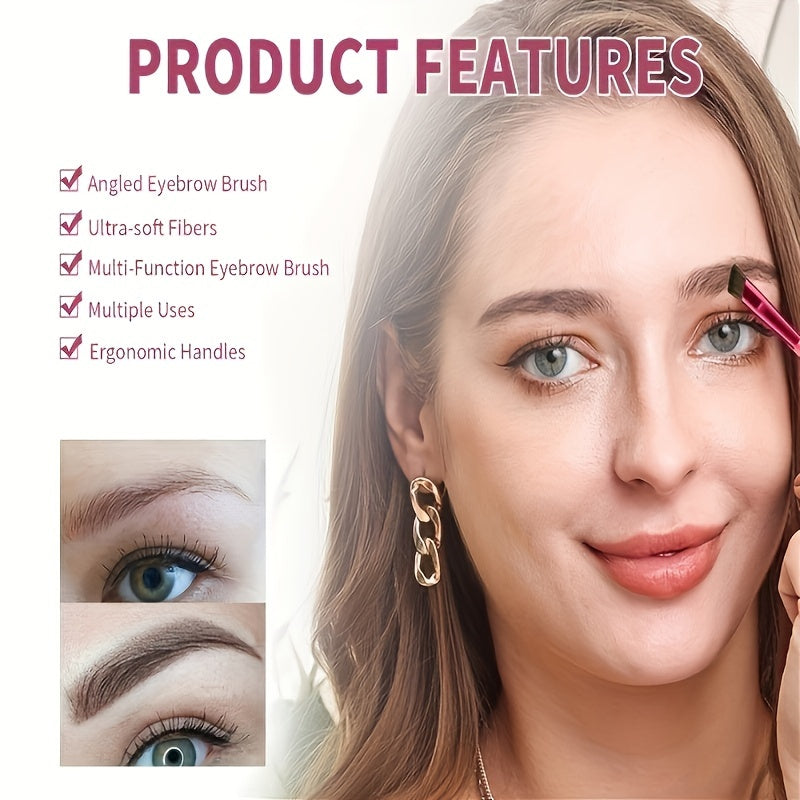 Multi-Functional Professional Eyebrow Brush with a Three-Dimensional Effect