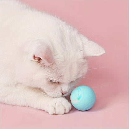 A Smart Cat Toy That Entertains Itself, Featuring an Automatic Rolling Ball to Your Cat