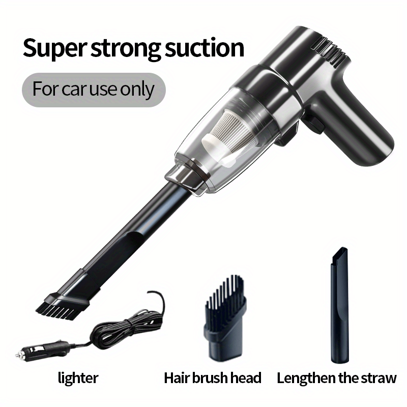 OUDEMU Car Vacuum Cleaner - Powerful 3Kpa Suction, Corded (3M), Lightweight Handheld Car Vacuum Cleaner, Single-Point Exhaust, Suitable for Cars, Trucks, Home - Lightweight And Portable, Without Battery