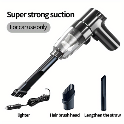 OUDEMU Car Vacuum Cleaner - Powerful 3Kpa Suction, Corded (3M), Lightweight Handheld Car Vacuum Cleaner, Single-Point Exhaust, Suitable for Cars, Trucks, Home - Lightweight And Portable, Without Battery