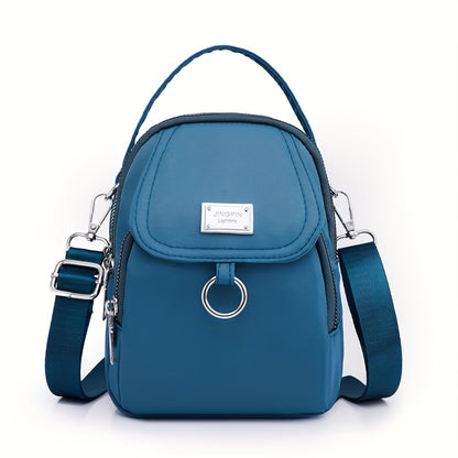 Multi-color Nylon Women's lightweight crossbody bag, casual MINI handbag, fashionable shoulder bag, phone bag, suitable for commuting, shopping, travel