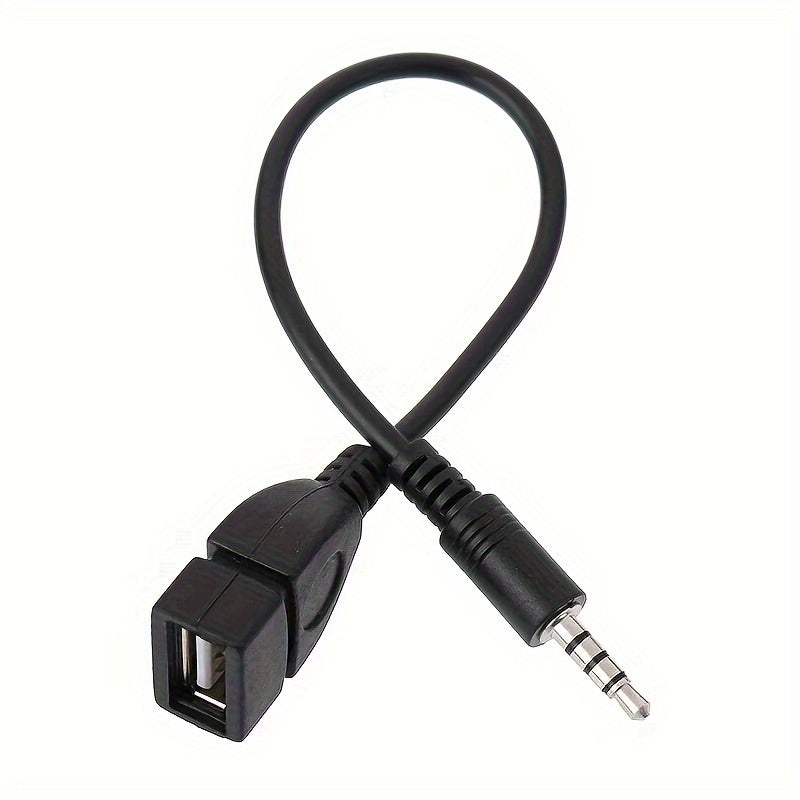 3.5Mm Audio Adapter Cable for Car, USB to AUX Audio Adapter for Vehicle Use, OTG Audio Cable, Not Suitable for Mobile Phones