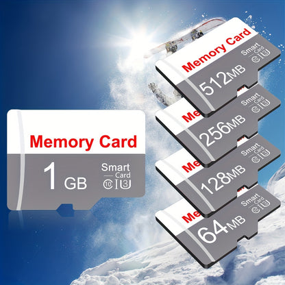 [Memory Card] 1pc Small Capacity Memory Card | 1GB 512MB 256MB 128MB 64MB Flash TF Card for Tablet/Camera/Mobile Phone/Laptop/PC/Car Audio/Game Console/Audio - Store Your Files Securely!