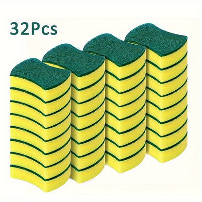 [Kitchen Sponge | Cleaning] 8/16/32 Pack Kitchen Sponge | Cleaning, Dish Towel, Scouring Pad, Anti-Scratch