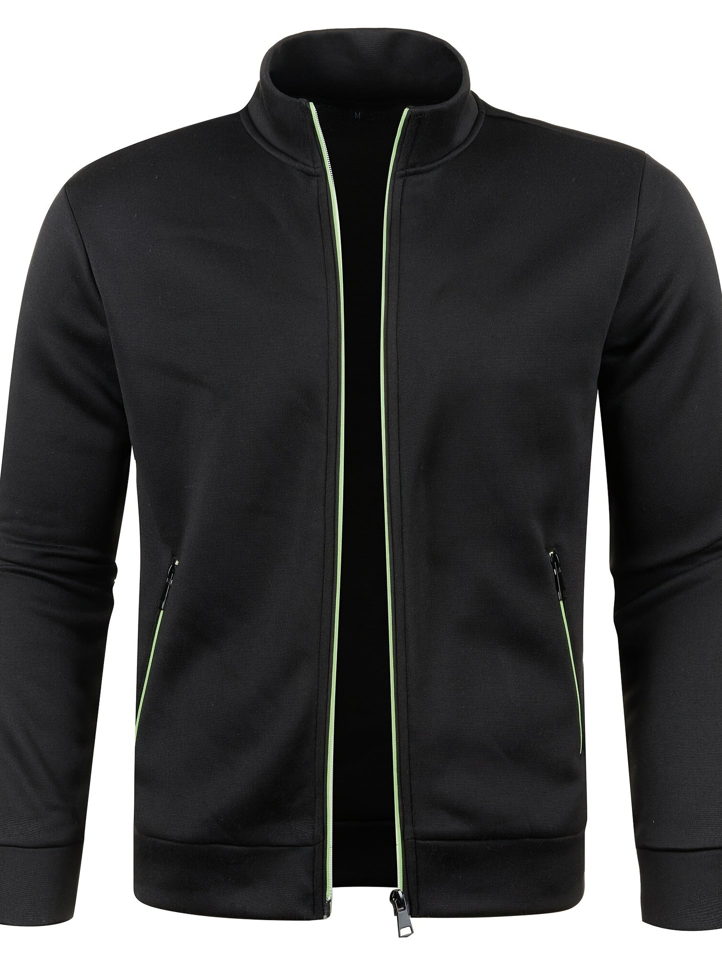 [Full Zip Up Cardigan Sweater] Elegant Mid Stretch Cardigan, Men's Casual Full Zip Up Cardigan Sweater Coat For Fall Winter