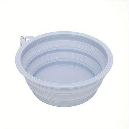350ml Portable Pet Bowl - Foldable, Silicone, Hanging, Travel-Friendly Feeding & Drinking Solution for Cats & Dogs - Perfect for Outdoor Adventures & On-The-Go Pet Owners