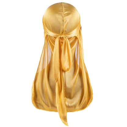 Durag for Men, Perfect As a Shower Cap Or Bandana, Designed for Long Tail Waves.
