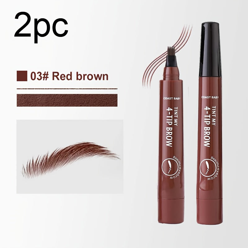 2pc Long-lasting, Smudge-proof, 24-hour Refined Look. Effortlessly Create Natural Mist-like Brows. Portable Design for Touch-ups Anytime, Anywhere. Excellent Value. A Refined Makeup Look Starts with Your Brows. Waterproof