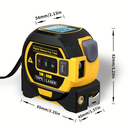 MIGPRC High Precision Laser Rangefinder Steel Tape Measure