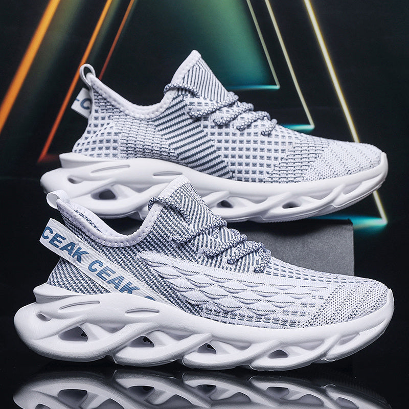 Men'S Blade Sneakers, Breathable Shock Absorption Running Shoes Lightweight Non-Slip Shoes for Jogging Tennis Gym, Walking Sneakers, Athletic Shoes