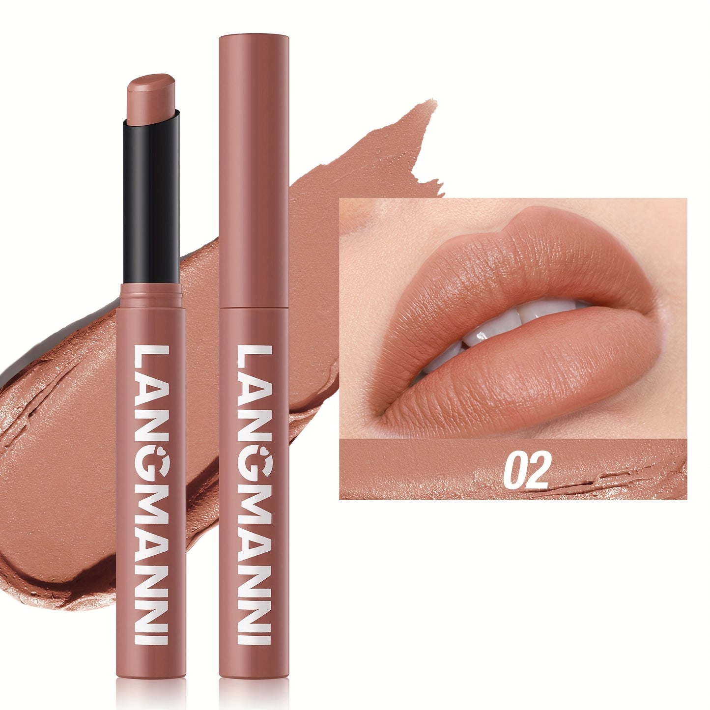 [New Potential Product]Matte Lipstick, Easy-To-Apply Lip Crayon, Long-Lasting Moisturizing Lip Balm, Naturally And Nourishing Lipstick