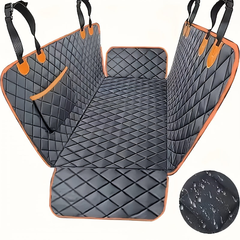 Manufacturer Direct Supply Hot-Selling Car Pet Mat/Dirt-Resistant Dog Car Mat with Seat Belt Slot/Cross-Border Direct Supply