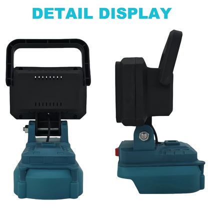 15 Beads LED Working Light Spotlight Portable Lamp Hand Lantern for Makita 18V Li-ion Battery
