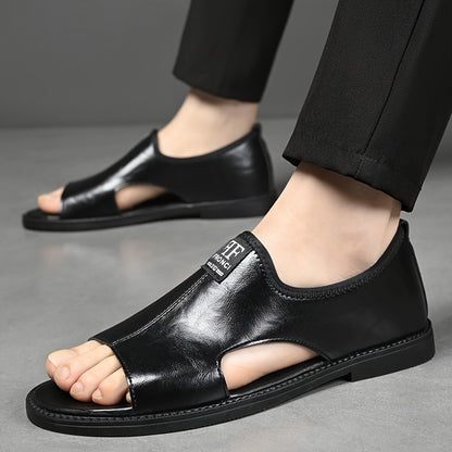 2025 Summer New Men'S Sandals, Casual Beach Shoes for Men, Slip-Resistant, Odor-Resistant, Durable, Lightweight, Suitable for Young College Students And Work, Trendy Breathable Leisure Shoes for Driving And Outdoor Use