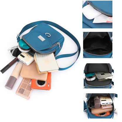Multi-color Nylon Women's lightweight crossbody bag, casual MINI handbag, fashionable shoulder bag, phone bag, suitable for commuting, shopping, travel