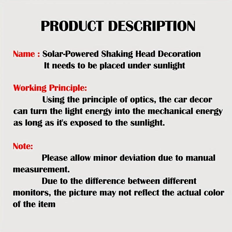 Car Decoration Solar Energy Decoration Shaking Head Doll Cartoon Cat Shape Decoration Gift Creative Interior Automotive Products