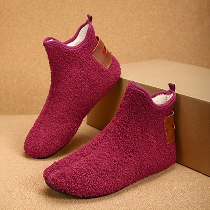 Men's Cozy Autumn/Winter Indoor Casual Slip-On Ankle Slippers with Anti-Slip Sole And Warm LiningSuitable for Men & Women