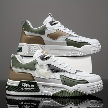 1 pair of Men's casual sports shoes, comfortable and fashionable on the feet, suitable for all seasons, suitable for outdoor travel, walking, and sports