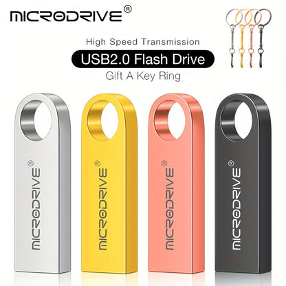 Hi-Speed USB Flash Drive 128GB 64GB 32GB 16GB 8GB 4GB Pen Drive 128GB 64gal USB Memory Stick 32gal 16gal 8gal 4gal Pen Flash Drive for key rin