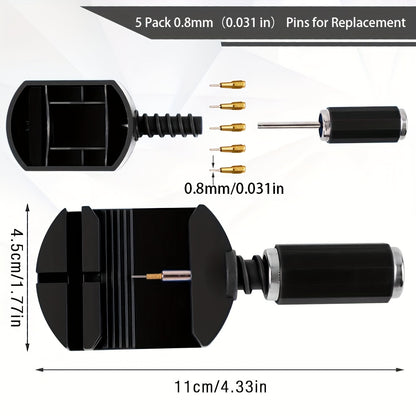 11pcs Watch Link Removal Tool Kit, Pin Remover for Watch Band Strap Chain Adjustment and Repair