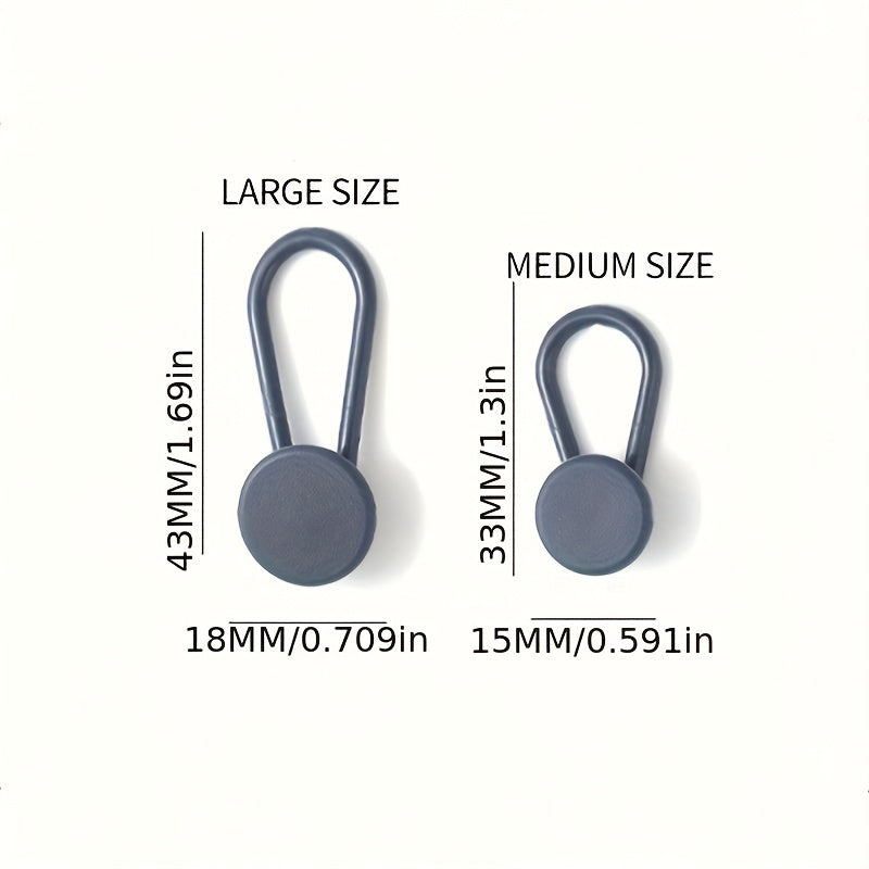 6pcs Adjustable Waist Extension Clips - And Pants Waist Extenders, Durable Plastic Buckles, Suitable for Women'S Jeans, Skirts, Dresses - Casual And Formal Wear - Easy to