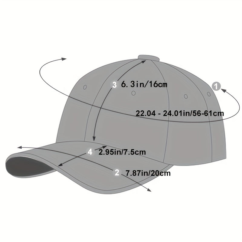 [High Quality] Men's Baseball Cap | One | High Quality | Breathable