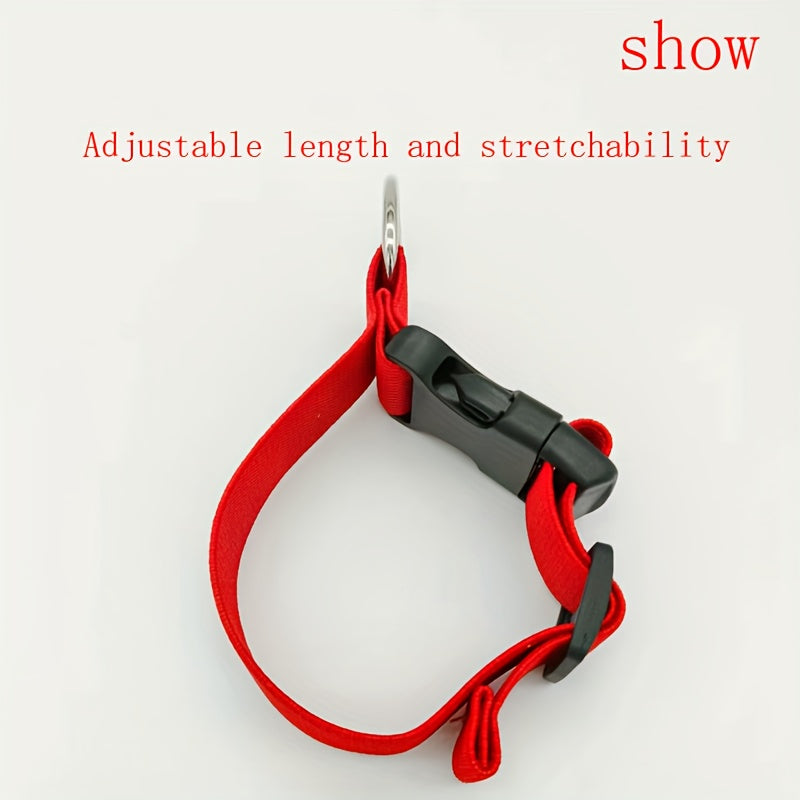 Zinc alloy hanging ring, backpack strap, luggage strap, portable backpack expanson strap, outdoor sports and tourism strap