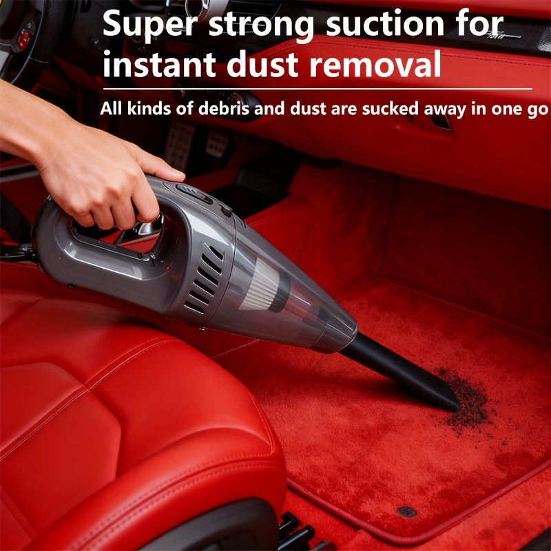 12V Handheld Vacuum Cleaner, Hand Held Car Vacuum Cleaner Strong Suction 8000PA, Portable Mini Hand Vacuum Dust Busters Cleaner for Car, Home And Pet