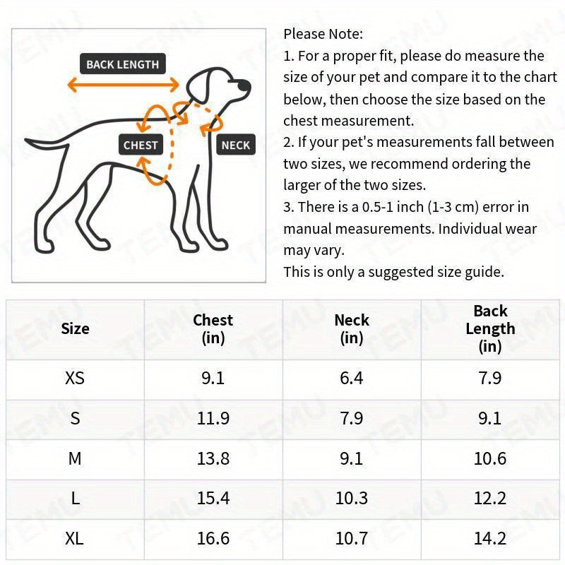 Cute Autumn And Winter Cat Clothing, Warm And Thick Vests for Dogs, Preventing Shedding, Suitable for Small Pets And Kittens