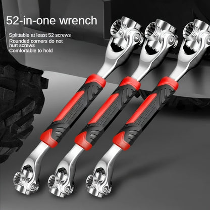 Upgrade Your Toolbox: 1pc Multi-Functional Spanner Socket Wrench with 360 Degree Rotating Head - Perfect for Furniture, Car & More!