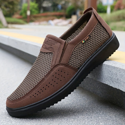 Men'S Breathable Athletic Sneakers - Lightweight Non-Slip Running Shoes with MD Sole, Low-Top Design for Walking, Training & Casual Wear - Black & Gray, Lace-Up Closure, Fabric Upper & Insole, Comfortable Fabric Lining, Athletic Footwear, Sleek Sporty Loo