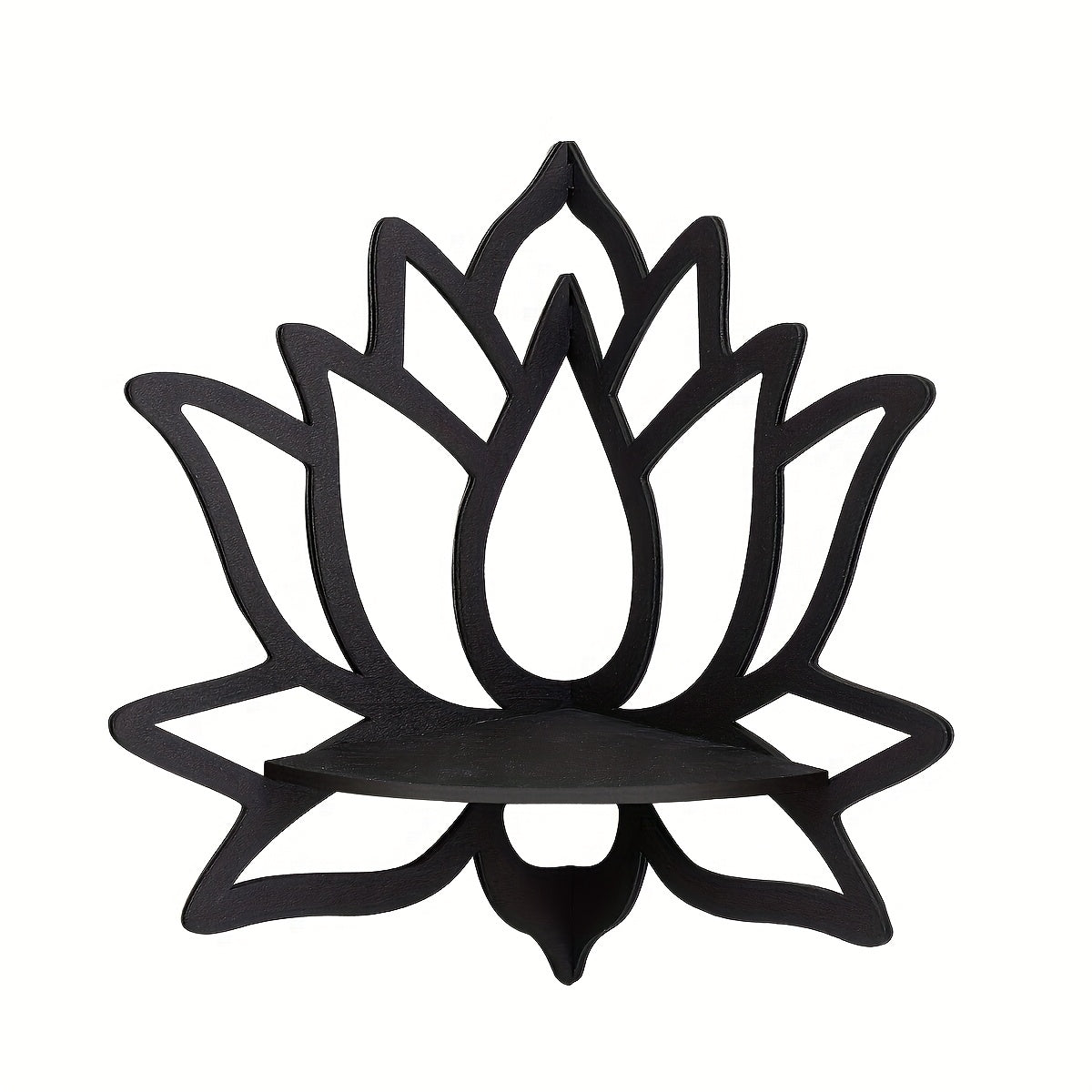 Creative Lotus Wall/Art Deco Style/Matte Finish/Wall Hanging/Home Decor And Wall Decoration/Made of PS/1 Corner Cabinet