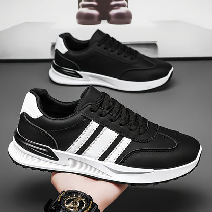 Men's Big Size Road Running Shoes, Outdoor Walking Shoes, Trendy Versatile Sports Casual Shoes, Low-Top Fashion Student Skate Shoes for All Seasons: Spring, Summer, Autumn