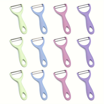 Stainless Steel Peelers, Affordable And Useful, Versatile And Innovative Kitchen Tool with Safety Cover, Efficient for Preparing Fruits And Vegetables, Set of 1-4, Perfect for Mother's Day, Christmas Gifts, And Black Friday Offers
