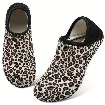 Women And Men Rubber Sole Soft-Lightweight Flat Shoes Non Slip House Gifts for Couple Slipper Designed for Wide Feet, Women Shoes