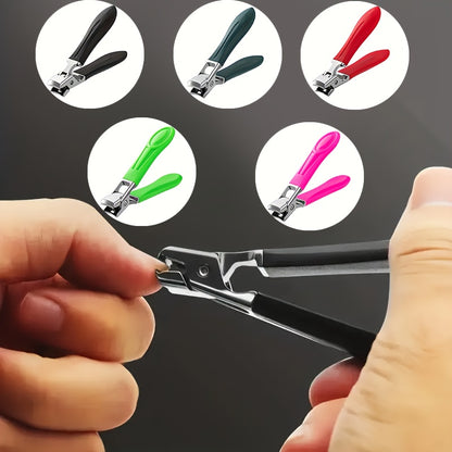 Heavy-Duty Professional Nail Clipper for Thick Toenails | Large Opening, Splash-Proof Design, Ultra-Sharp Blades, Ergonomic Grip - Ideal for Growing Toenails, Home or Salon Use - Durable Structure, Salon-Quality Tool, Modern Scissor Design