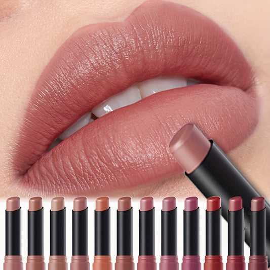 [New Potential Product]Matte Lipstick, Easy-To-Apply Lip Crayon, Long-Lasting Moisturizing Lip Balm, Naturally And Nourishing Lipstick