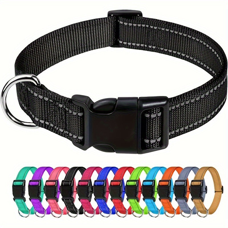 Adjustable Dog Collar, Reflective Safety Collar for Cats and Dogs, Pet Collar