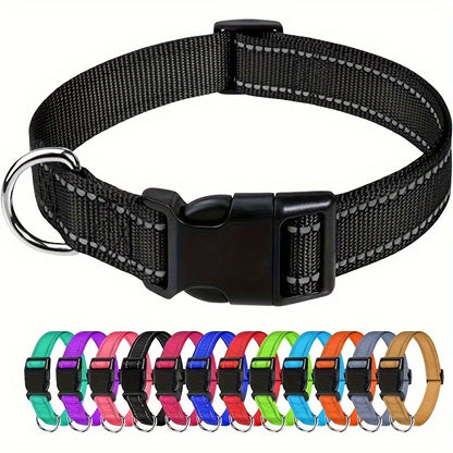Adjustable Dog Collar, Reflective Safety Collar for Cats and Dogs, Pet Collar