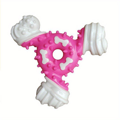 Deep Cleaning of Teeth for Pets, Grinding Toys, Nylon Biting Glue, Triangular Bone, Bite Resistant Teeth Cleaning Stick, Dog Biting Interactive Puzzle Toy