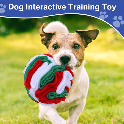BJAYPET Snuffle Ball for Small Pets, Fabric Scented Ball for Dogs and Cats, Uncharged, Soft and Safe, Ideal for Indoor Play and Training, No Battery Required