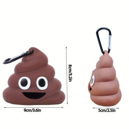 Creative Pet Supplies Dog Outing Poop Picker Convenient and Beautiful Portable Garbage Bag Distributor Portable Garbage Shell Essential for Pet Lovers
