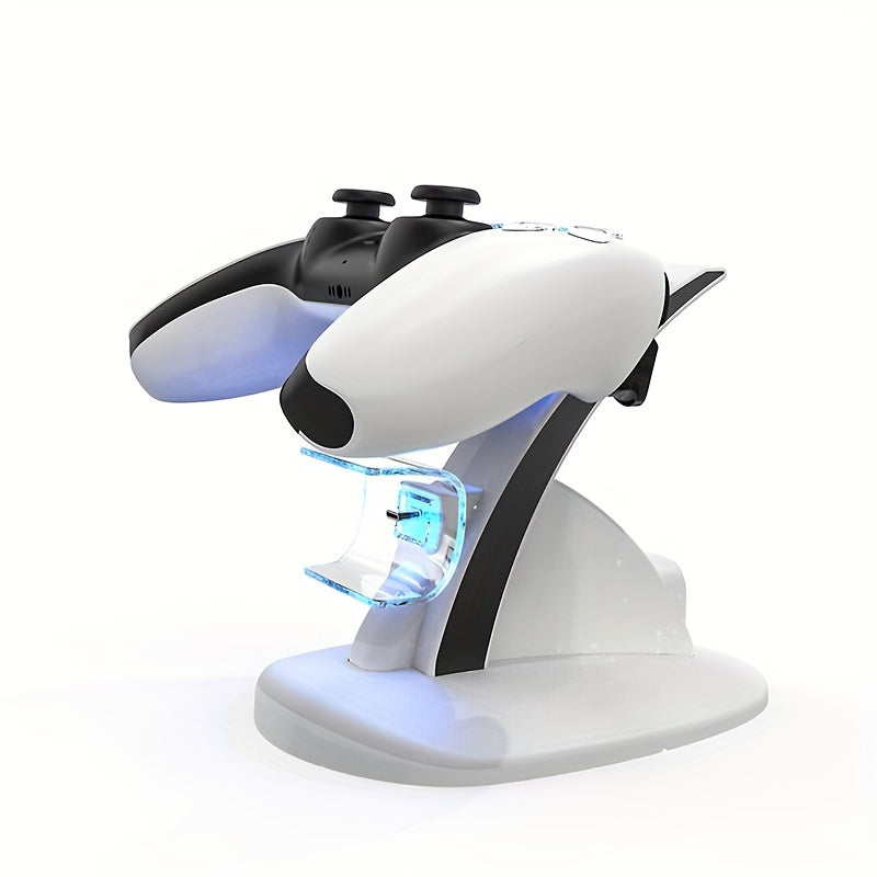 Controller Charging Stand for PS5, Dual Charging Dock Station Charging P-5 Charger Dock for Playstation 5