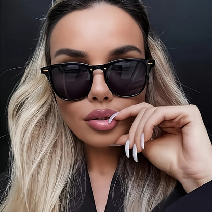 New Stylish Small Frame Round Semi-Metal Glasses for Men And Women, Trendy on Instagram
