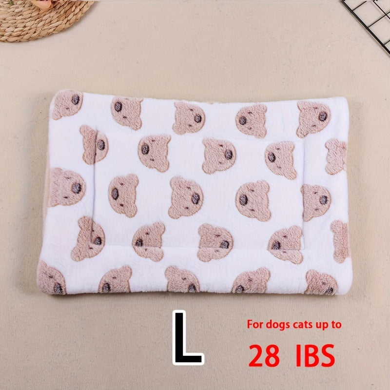 Dog Claw Love Printing Pattern Pet Nest Mat Four Seasons Universal Cat and Dog Floor Mat Comfortable and Pet Blanket 1pc