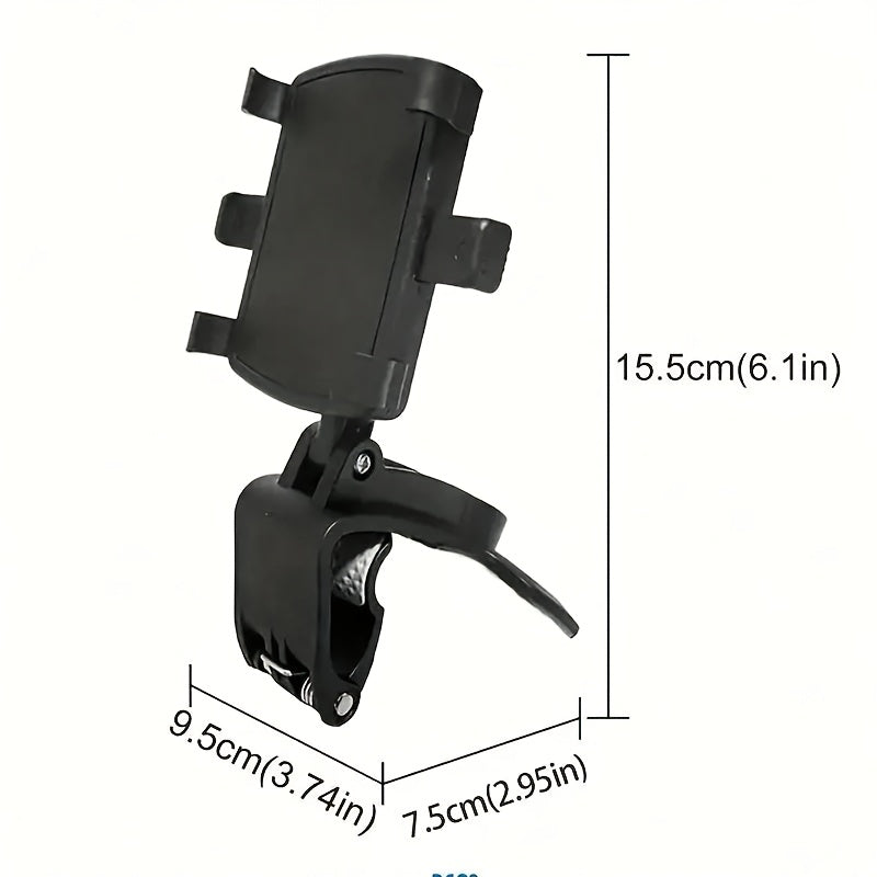 Car Dashboard Phone Holder - a Secure Adjustable Mount Suitable for Iphone, Samsung Galaxy, Etc. - Easy to Install with a Design for Safe Driving