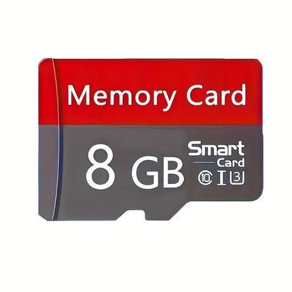 Memory Card, Tf Card, Red And Grey High-Speed Class 10 U3 Mini SD Cards, 512MB, 8GB, 16GB, 32GB, 64GB, 128GB, Reliable And Secure Performance for Smartphones, Tablets, Cameras, Surveillance Cameras