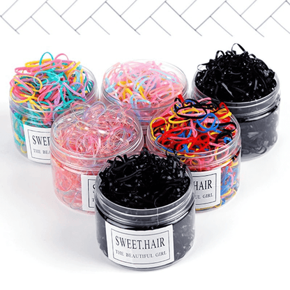 1500pcs Disposable rubber band, black adult headband, female inssen hair band, female rubber band, hair binding headdress