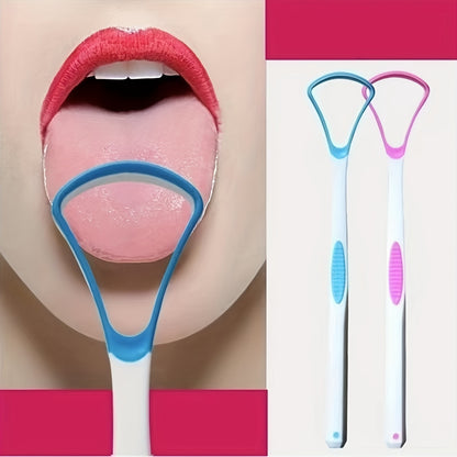 Tongue Scrapers with Travel Handy Case for Adults | Healthy Oral Care, Easy to Use, Help Fight Bad Breath, Unscented