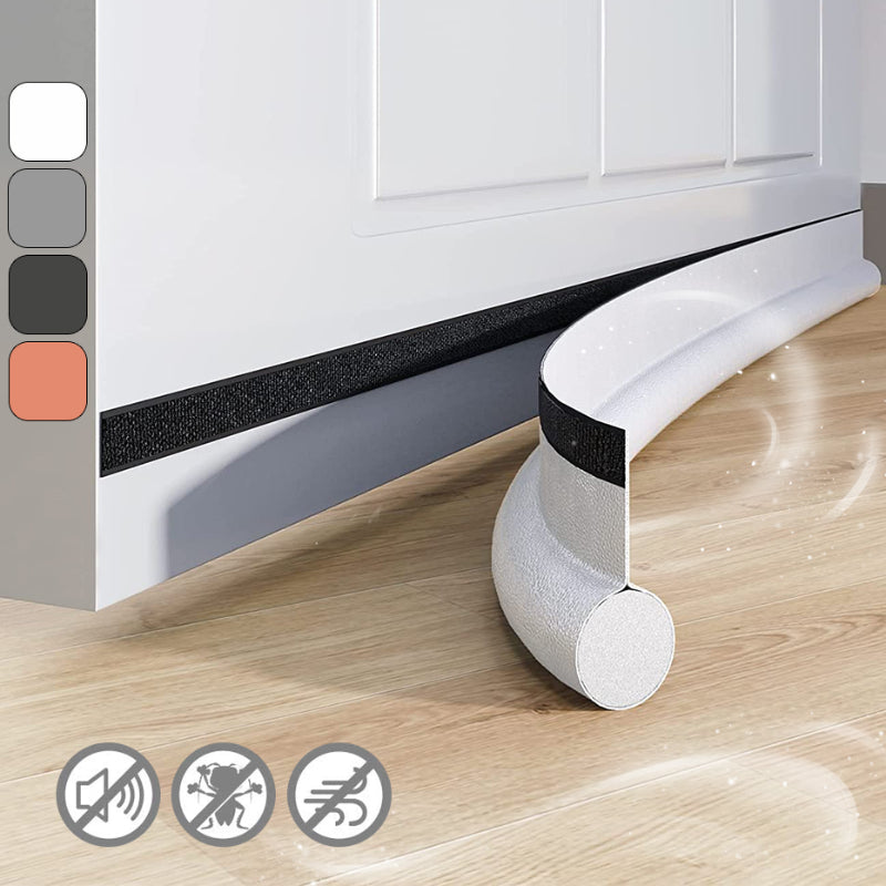TPE Material Adjustable Weatherstrip Door Sweep | Single-Sided Foam Blocker, 20mm Thick